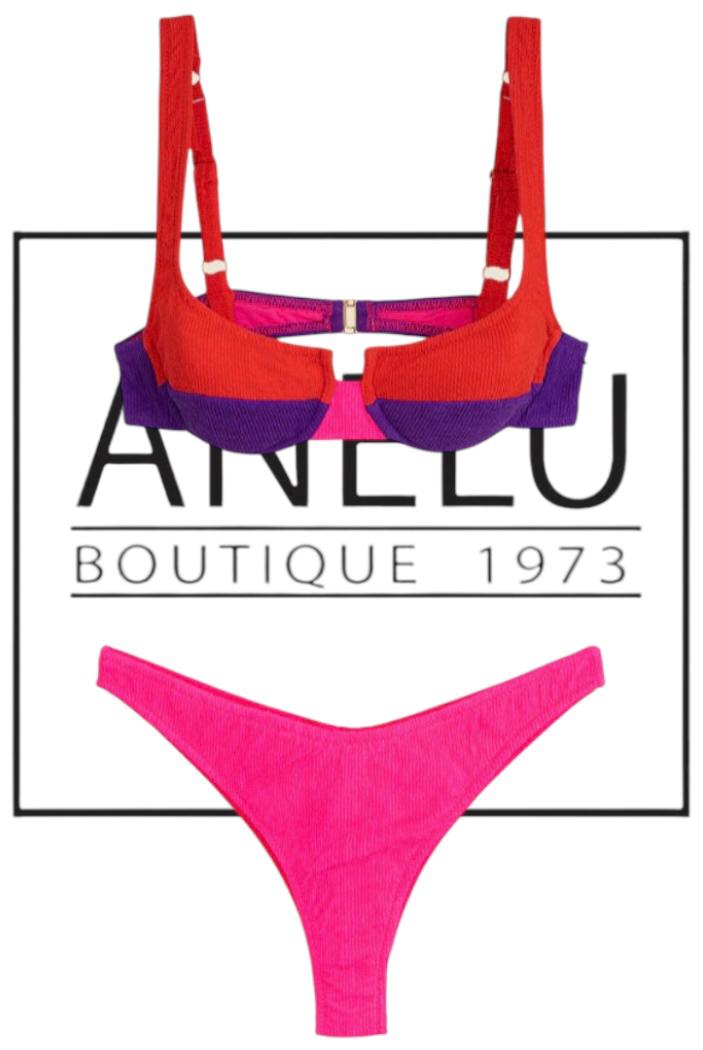 Bikini Donna Me fui Reggiseno con Ferretto e Slip Americano Fisso